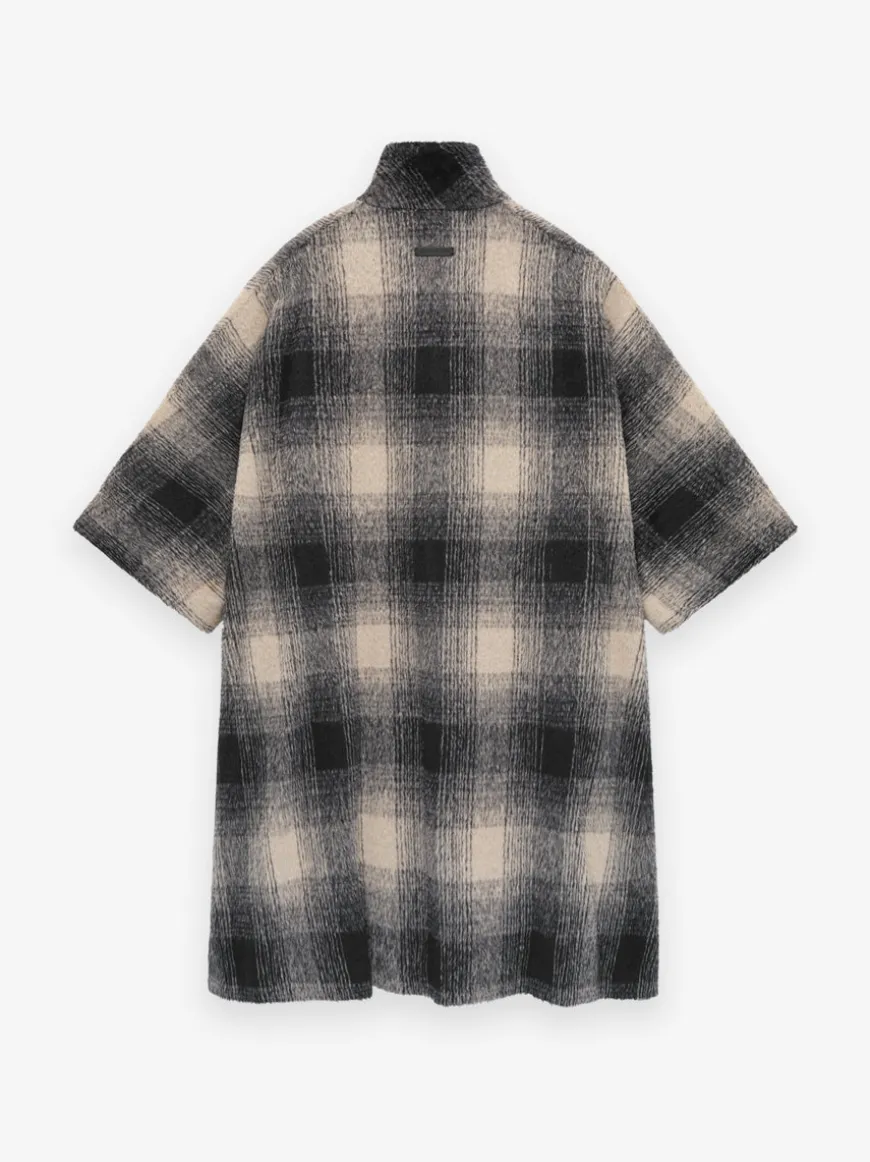 Alpaca Polo Collar Poncho