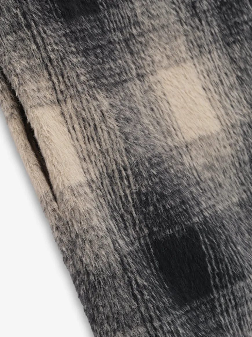 Alpaca Polo Collar Poncho