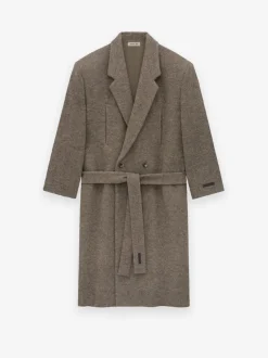 Boiled Wool Relaxed Overcoat