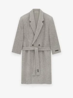 Boiled Wool Relaxed Overcoat