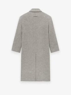 Boiled Wool Relaxed Overcoat