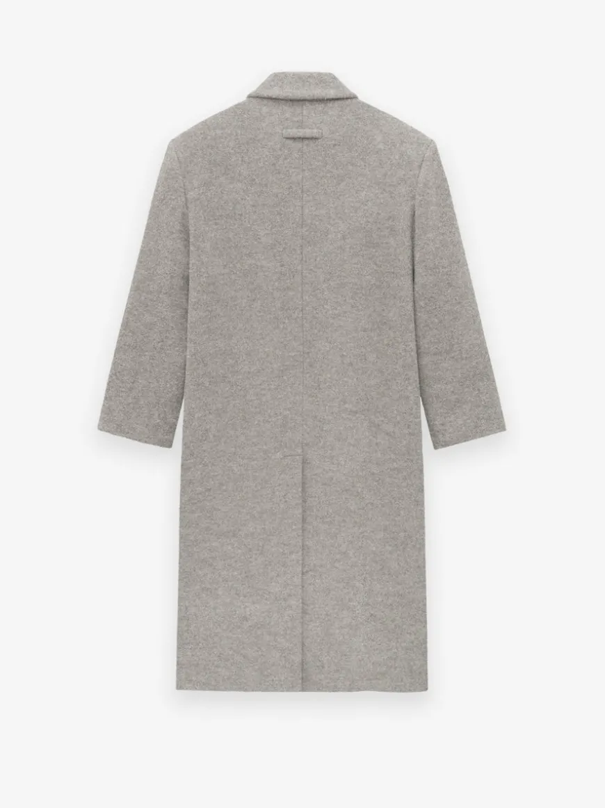 Boiled Wool Relaxed Overcoat