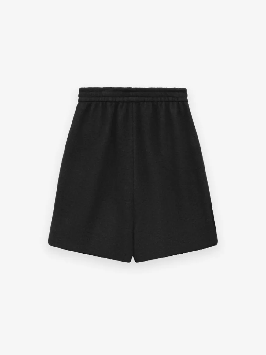 Boiled Wool Relaxed Shorts