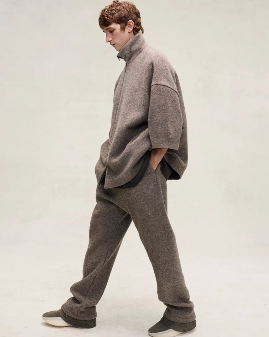 Boiled Wool Short Sleeve Jacket