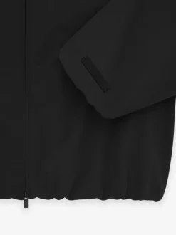 Bonded Nylon Hooded Bomber