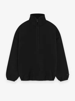 Brushed Half Zip Pullover