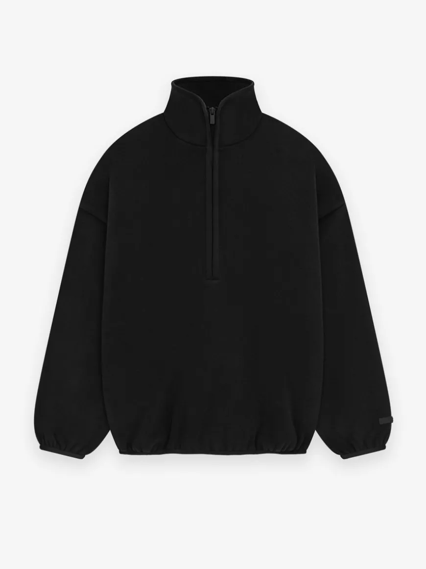 Brushed Half Zip Pullover