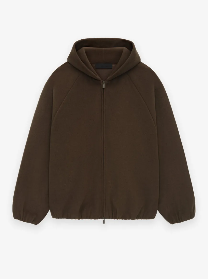 Brushed Hooded Bomber