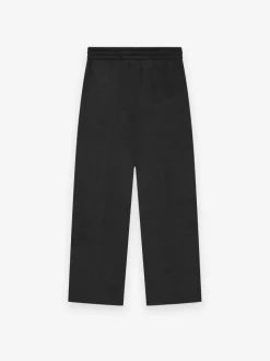 Brushed Wool Cashmere Wide Leg Pants