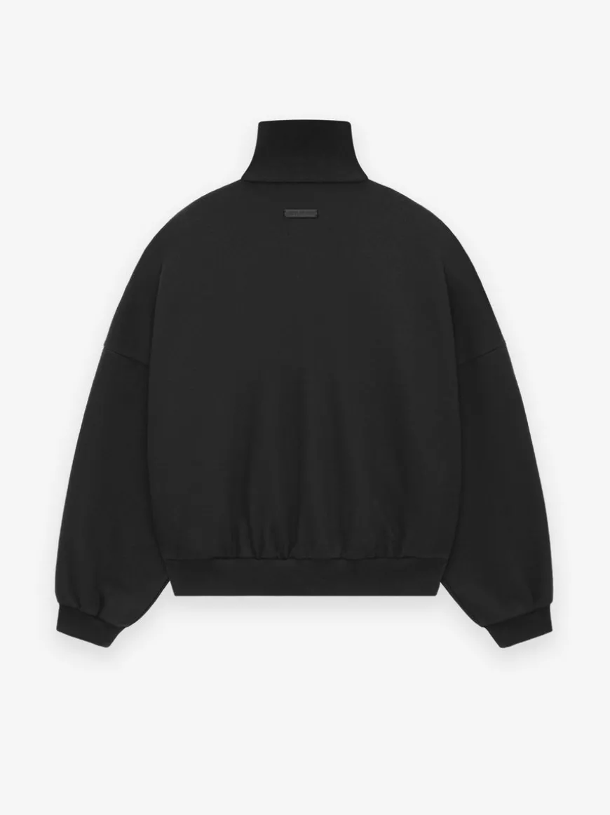 Cotton Wool High Neck Jacket