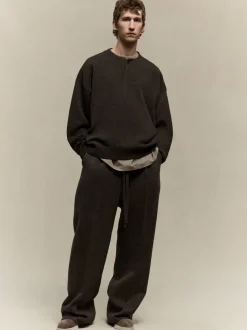 Fine Knit Henley
