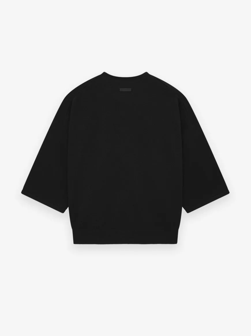 Fine Knit Henley Tee