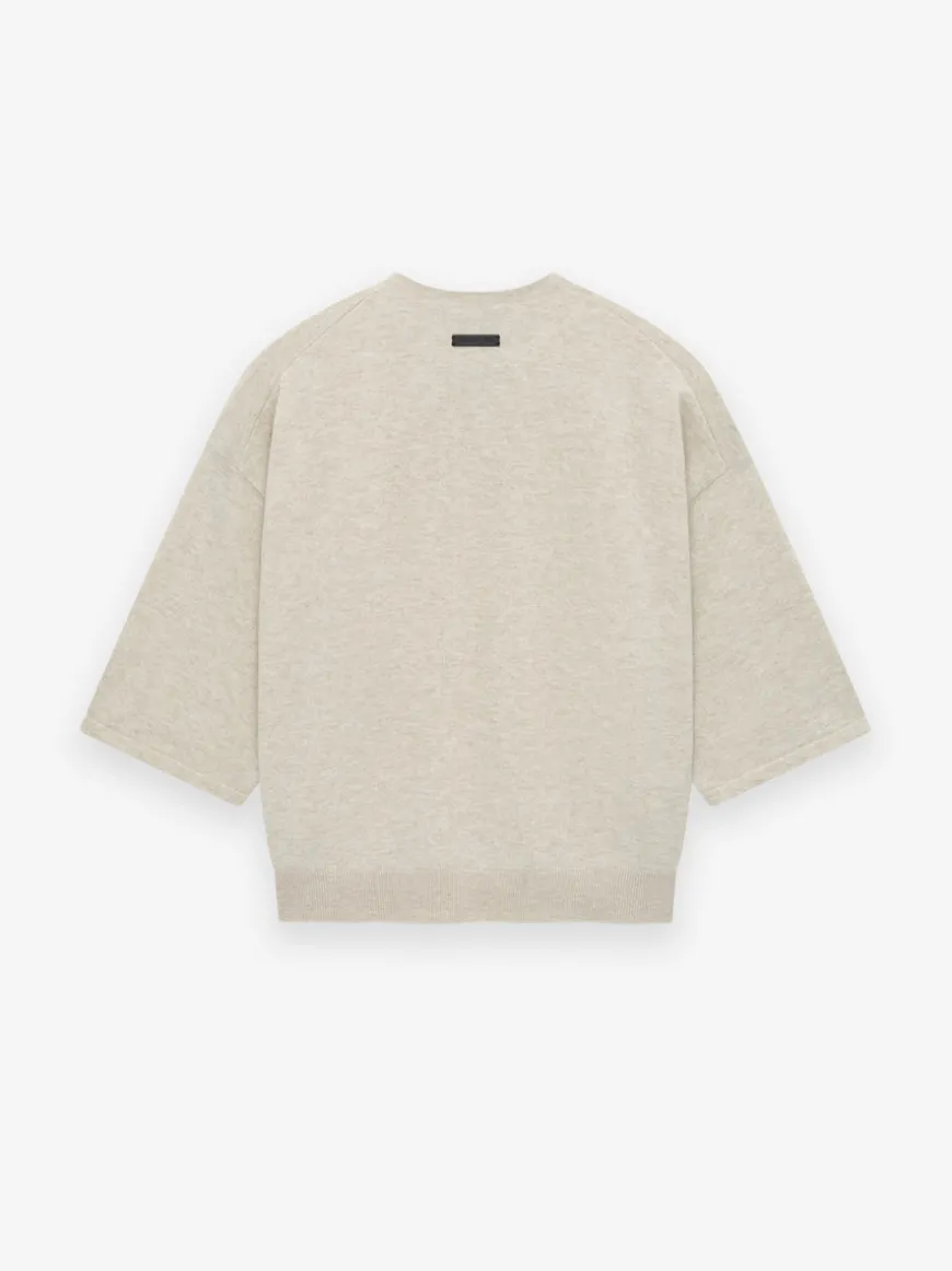 Fine Knit Henley Tee