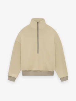 Fleece Half Zip Mockneck