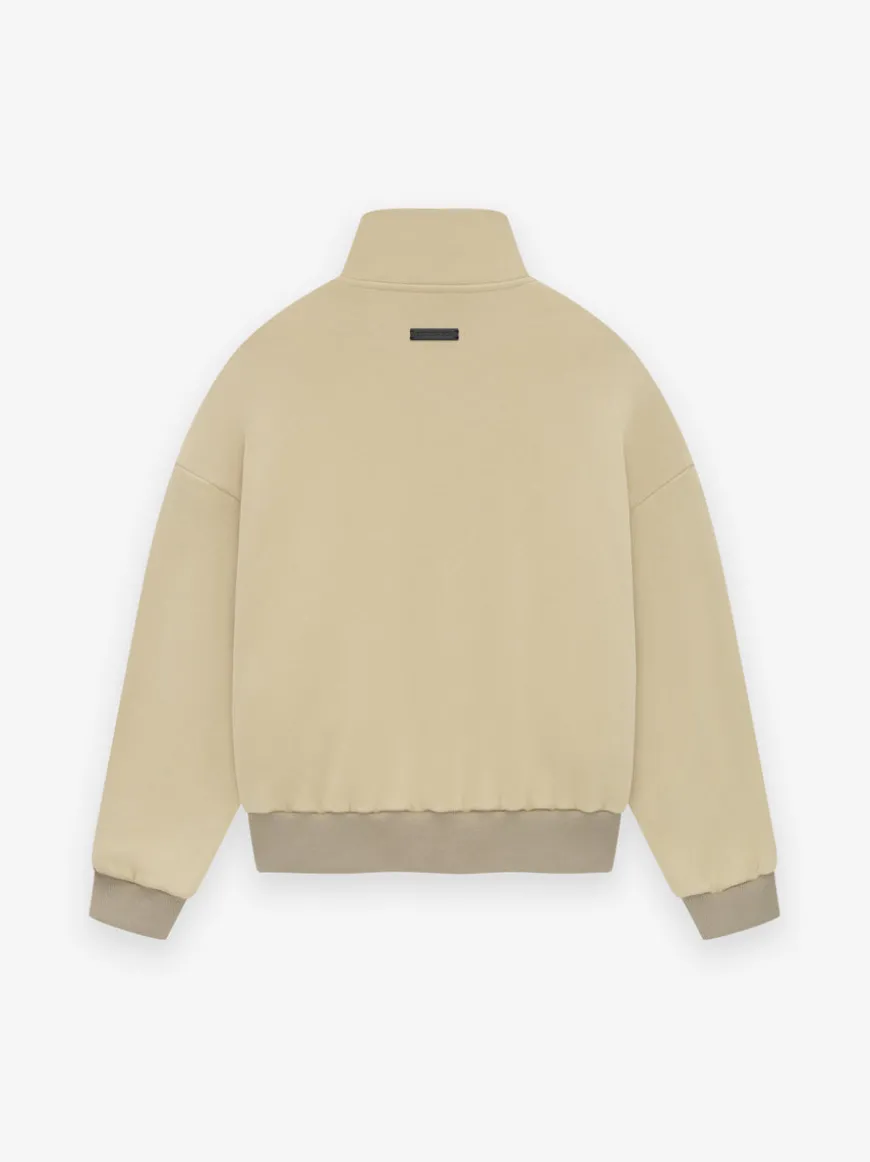 Fleece Half Zip Mockneck
