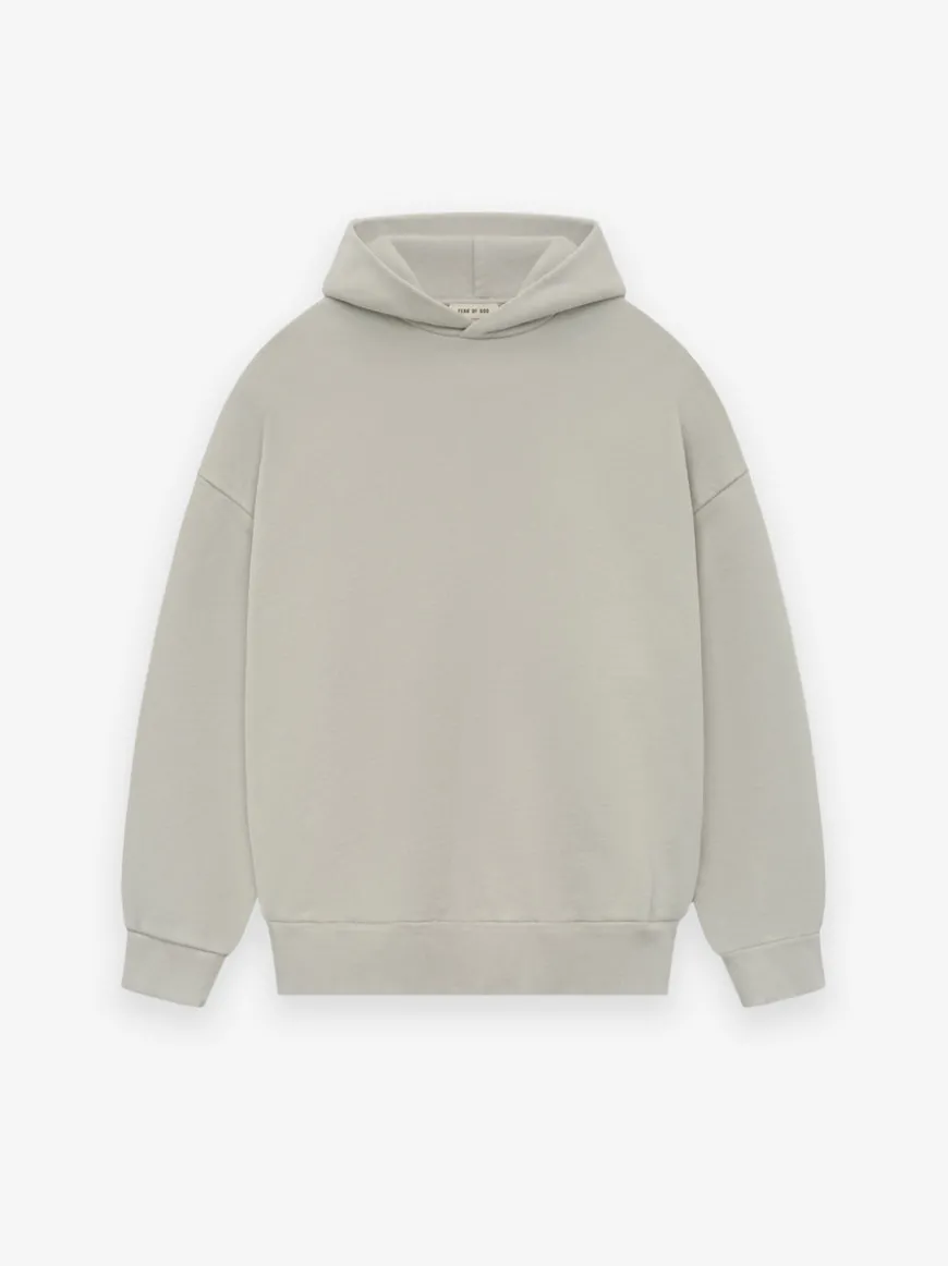 French Terry Overlapped Hoodie