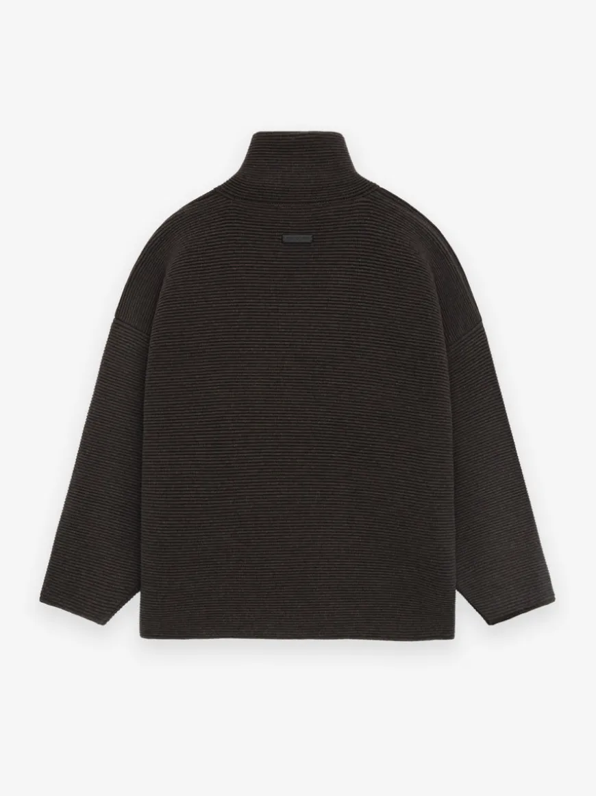 Heavy Ottoman Full Zip Sweater