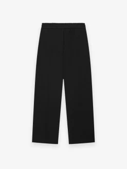 Heavy Twill Drawstring Wide Leg Pant