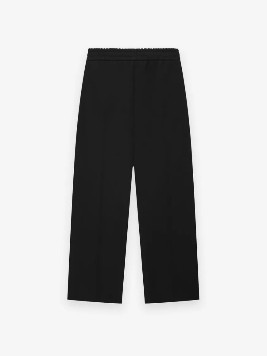 Heavy Twill Drawstring Wide Leg Pant