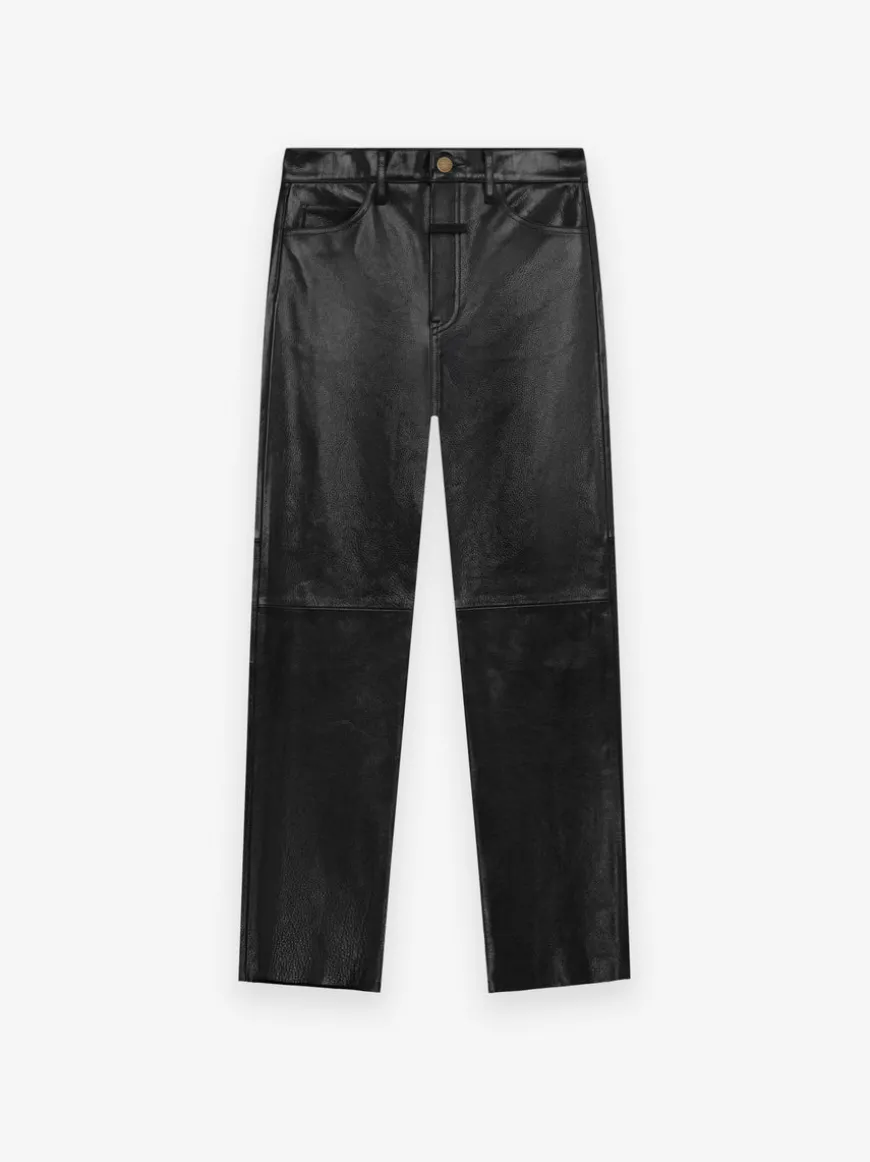 Leather 5 Pocket Pants
