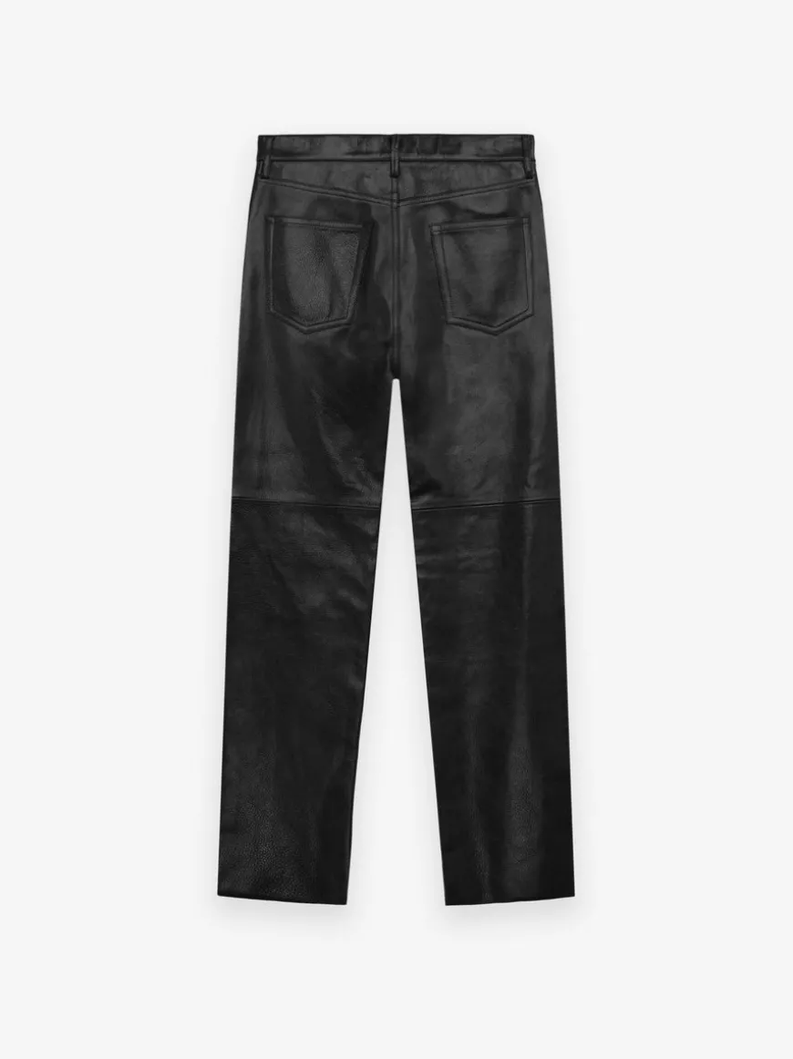Leather 5 Pocket Pants