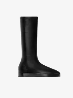 Leather Stretch Boot