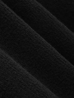 Merino Boucle Polo Hoodie