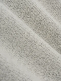 Merino Boucle Polo Hoodie