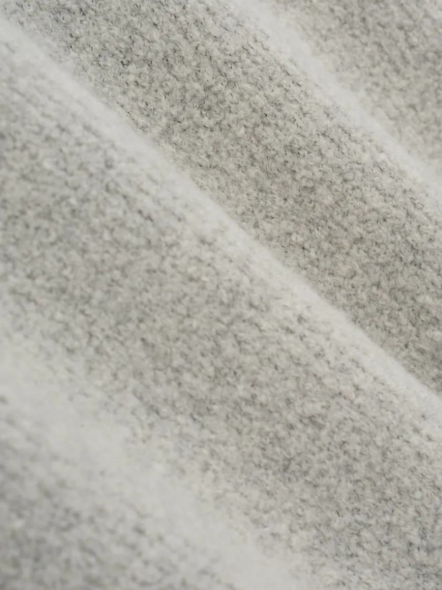 Merino Boucle Polo Hoodie