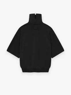 Merino Knit High Neck Tee