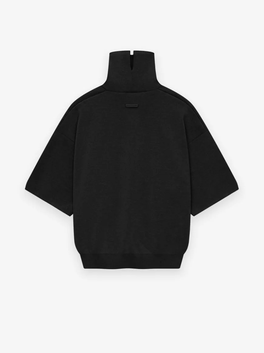 Merino Knit High Neck Tee