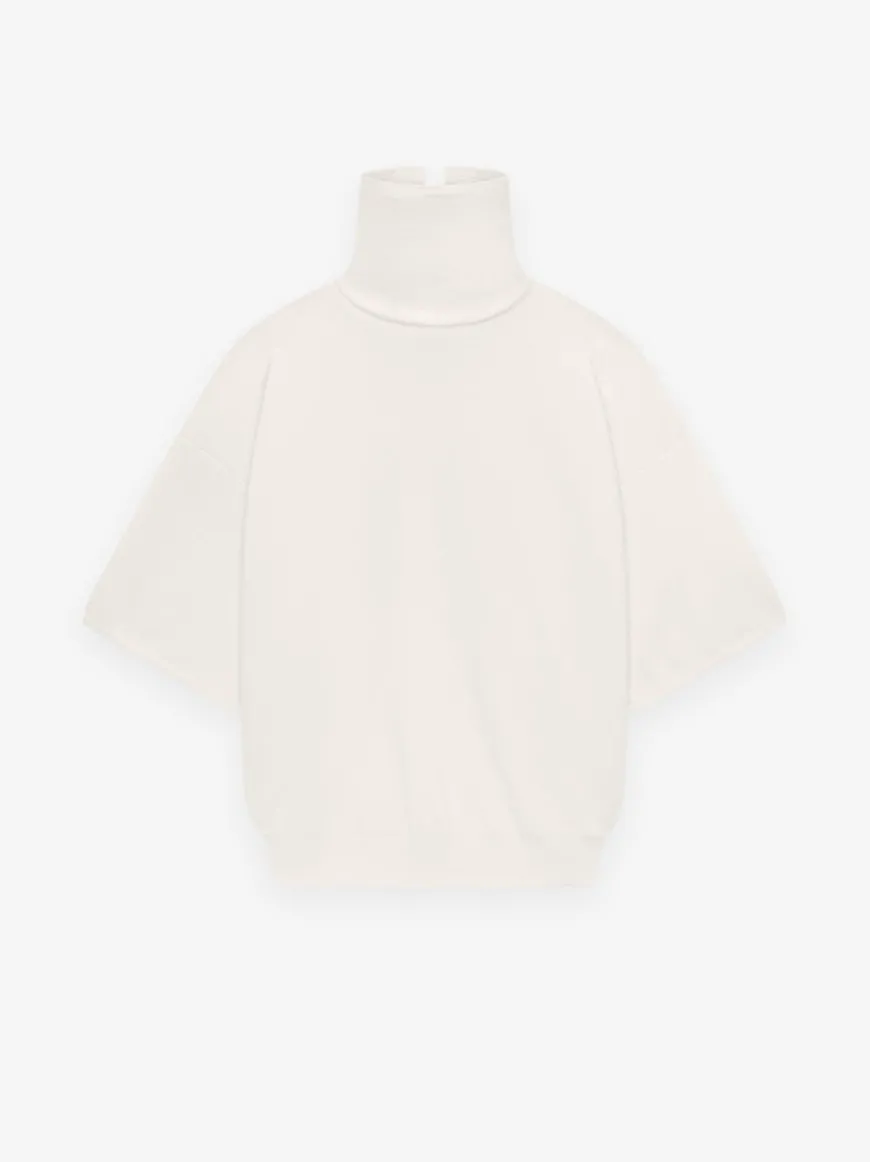 Merino Knit High Neck Tee