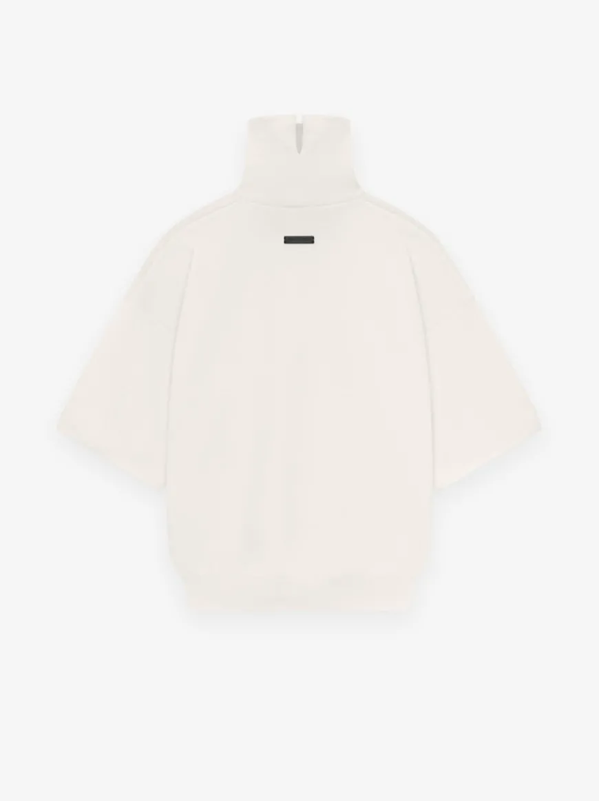 Merino Knit High Neck Tee
