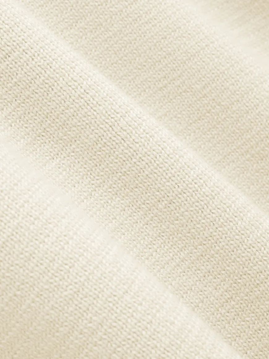 Merino Short Sleeve Polo Sweater