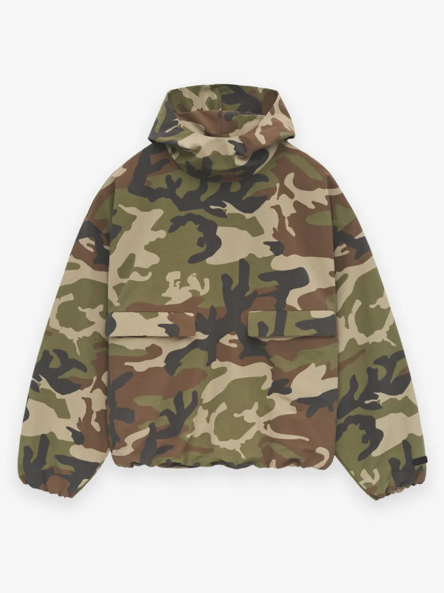 Military Nylon Hooded Anorak