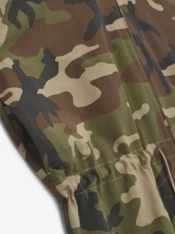 Military Nylon Mockneck Anorak