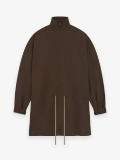 Military Nylon Mockneck Anorak