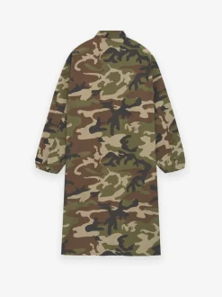 Military Nylon Trench Jacket