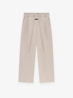 Military Wool Wide Leg Pants