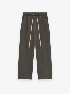 Military Wool Wide Leg Pants