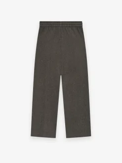 Military Wool Wide Leg Pants