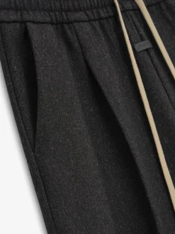 Military Wool Wide Leg Pants
