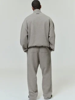 Modern Fleece Track Jacket With Piping
