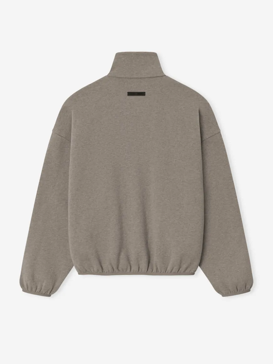 Modern Fleece Track Jacket With Piping