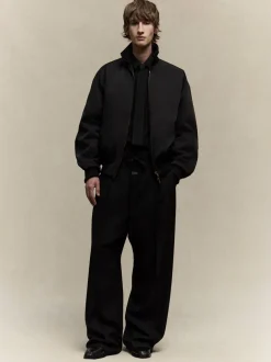 Nylon Wool Bomber