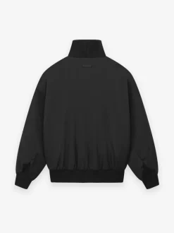 Nylon Wool High Neck Pullover