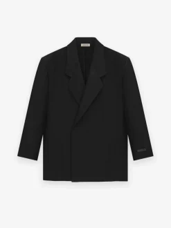 Pinstripe Relaxed Blazer