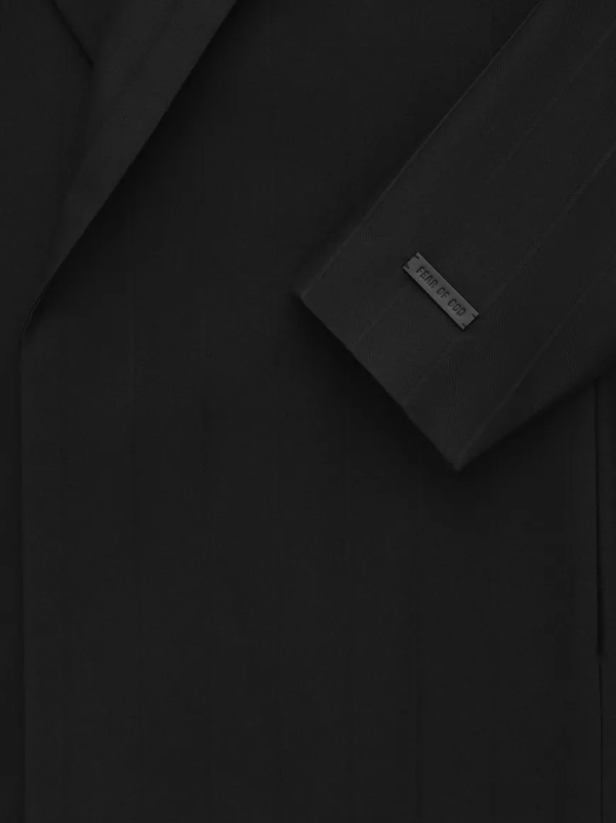 Pinstripe Relaxed Blazer