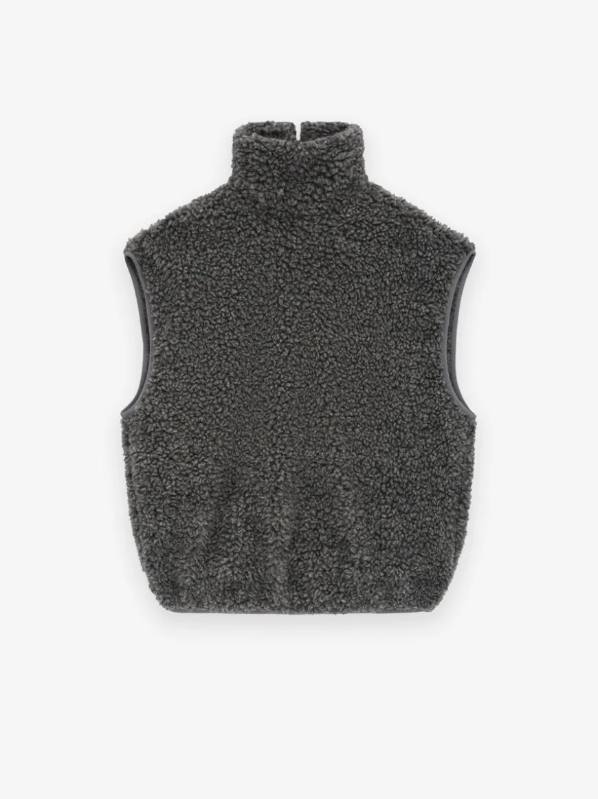 Polar Fleece High Neck Muscle Tee