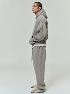 Relaxed Fleece Sweatpant With Piping